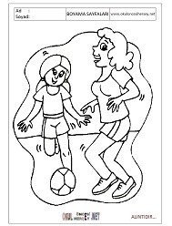 Futbol boyama sayfaları